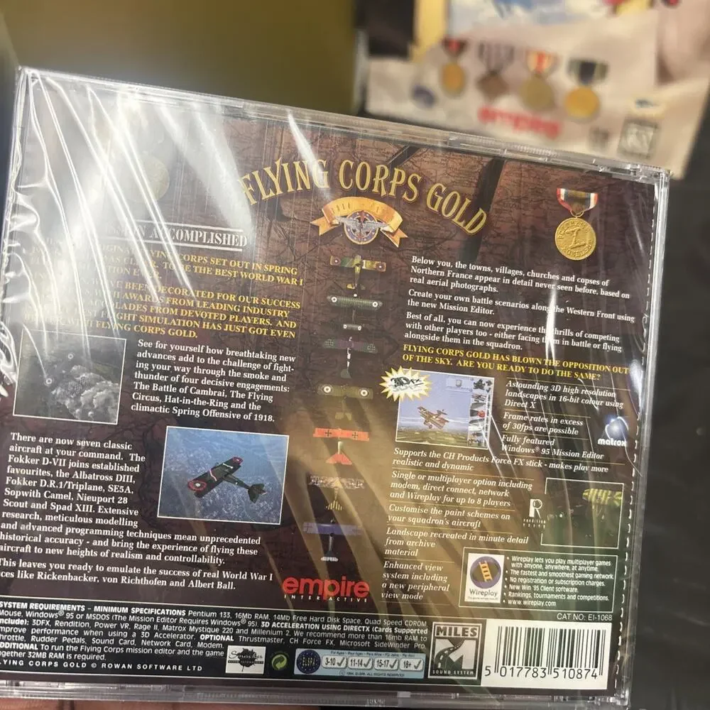 Flying Corps Gold, 1997, Big Box PC Video Game PC/CD ROM